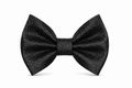 black glitter bow