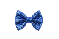 Blue Sequin Bow