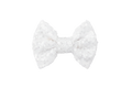 White Sequin Bow