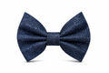 navy glitter bow